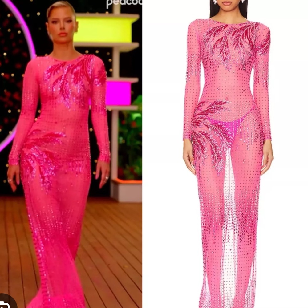 RETROFETE Sammy Dress in Ultra Pink
